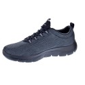 Zapatillas Skechers zapatos Hombre modelo Summits-Louvin Gris Elástico