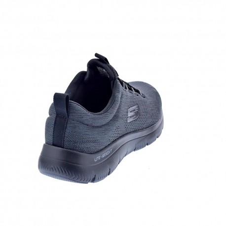 Zapatillas Skechers zapatos Hombre modelo Summits-Louvin Gris Elástico