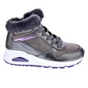 Zapatillas botas Skechers zapatos Niña modelo Uno Plata 