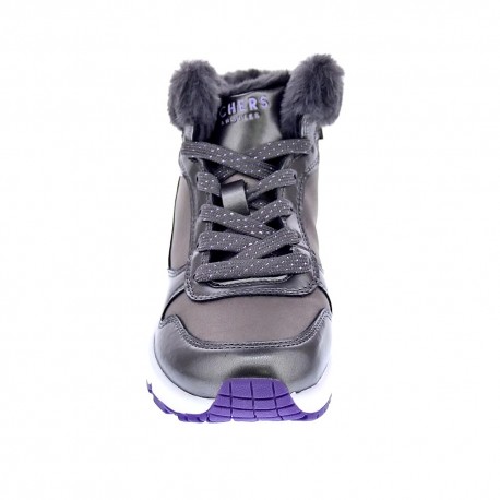 Zapatillas botas Skechers zapatos Niña modelo Uno Plata 