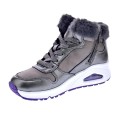 Zapatillas botas Skechers zapatos Niña modelo Uno Plata 