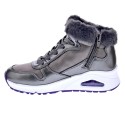 Zapatillas botas Skechers zapatos Niña modelo Uno Plata 