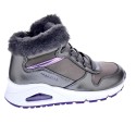 Zapatillas botas Skechers zapatos Niña modelo Uno Plata 