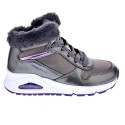 Zapatillas botas Skechers zapatos Niña modelo Uno Plata 