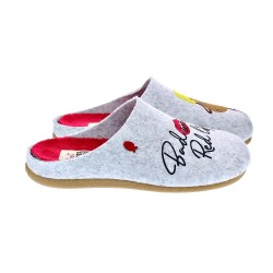 Pantuflas Potatoes zapatos Mujer modelo Kloch Gris  2