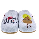 Pantuflas Potatoes zapatos Mujer modelo Kloch Gris 