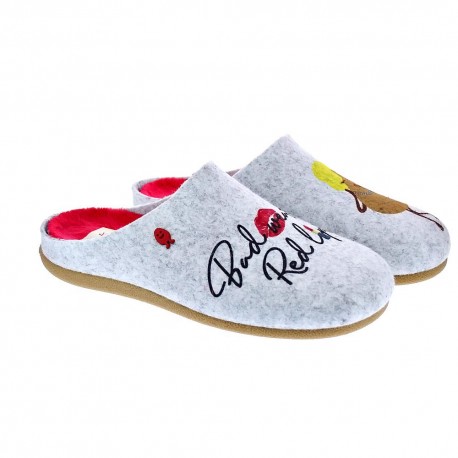 Pantuflas Potatoes zapatos Mujer modelo Kloch Gris 