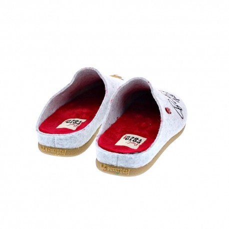 Pantuflas Potatoes zapatos Mujer modelo Kloch Gris 