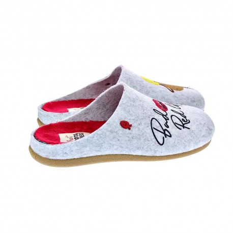 Pantuflas Potatoes zapatos Mujer modelo Kloch Gris 