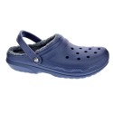 Zuecos Crocs zapatos Hombre modelo Classic Lined Azul 