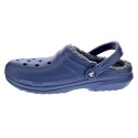 Zuecos Crocs zapatos Hombre modelo Classic Lined Azul 