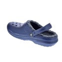 Zuecos Crocs zapatos Hombre modelo Classic Lined Azul 