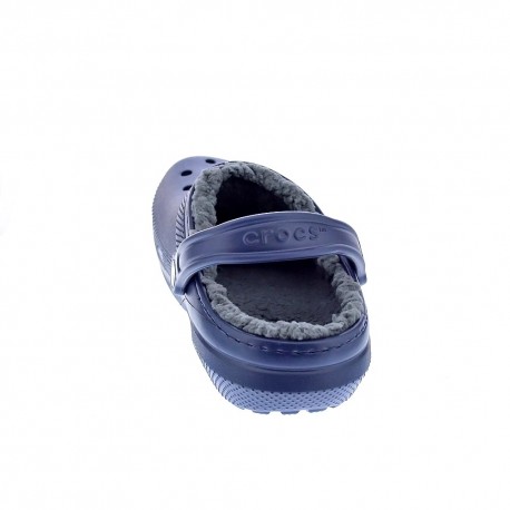 Zuecos Crocs zapatos Hombre modelo Classic Lined Azul 