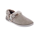 Pantuflas Skechers zapatos Mujer modelo Cozy Campfire Beige 