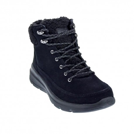 Botines Skechers zapatos Mujer modelo Glacial Ultra Negro 