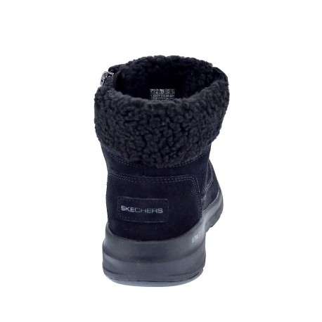 Botines Skechers zapatos Mujer modelo Glacial Ultra Negro 