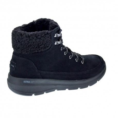 Botines Skechers zapatos Mujer modelo Glacial Ultra Negro 