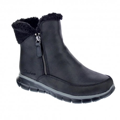 Botines Skechers zapatos Mujer modelo Synergy Negro 
