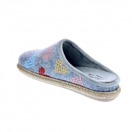 Pantuflas Toni Pons zapatos Mujer modelo Miri Gris 