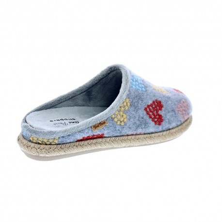Pantuflas Toni Pons zapatos Mujer modelo Miri Gris 