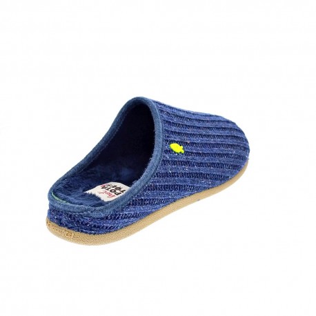 Pantuflas Potatoes zapatos Hombre modelo Leonding Azul 