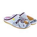 Pantuflas Potatoes zapatos Niña modelo Lingena Gris 