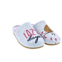 Pantuflas Potatoes zapatos Mujer modelo Musau Gris 