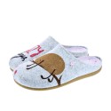 Pantuflas Potatoes zapatos Mujer modelo Musau Gris 