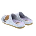 Pantuflas Potatoes zapatos Mujer modelo Musau Gris 