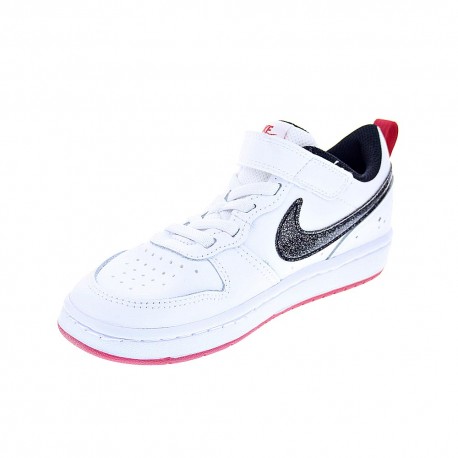 Zapatillas Nike zapatos Niña modelo Court Borought Negro 