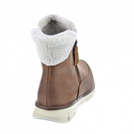 Botines Skechers zapatos Mujer modelo Synergy Marrón 