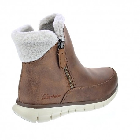 Botines Skechers zapatos Mujer modelo Synergy Marrón 