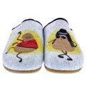 Pantuflas Potatoes zapatos Hombre modelo Gries Gris 