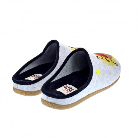 Pantuflas Potatoes zapatos Hombre modelo Gries Gris 