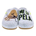 Pantuflas Potatoes zapatos Hombre modelo Varde Gris 