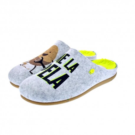 Pantuflas Potatoes zapatos Hombre modelo Varde Gris 