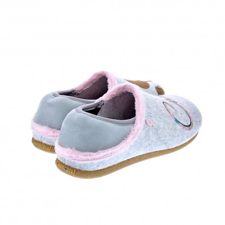 Pantuflas Potatoes zapatos Mujer modelo Berwan Gris 
