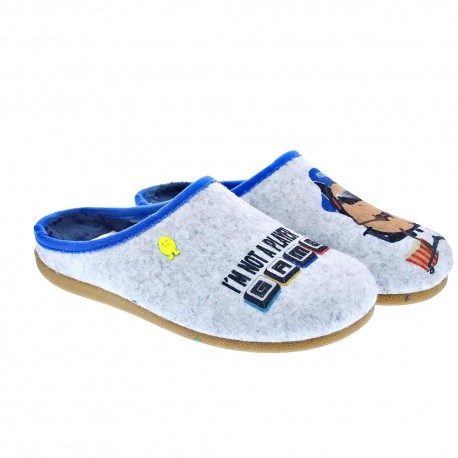 Pantuflas Potatoes zapatos Niño modelo Glanegg Gris 