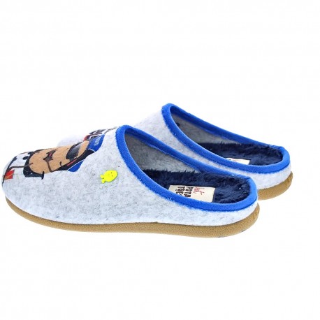 Pantuflas Potatoes zapatos Niño modelo Glanegg Gris 