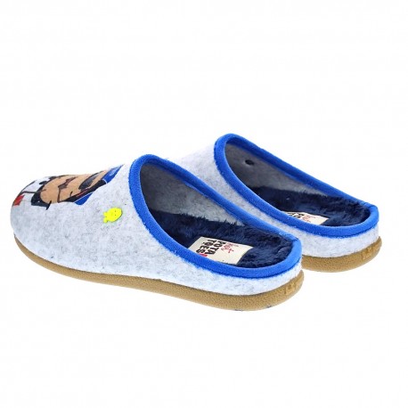 Pantuflas Potatoes zapatos Niño modelo Glanegg Gris 