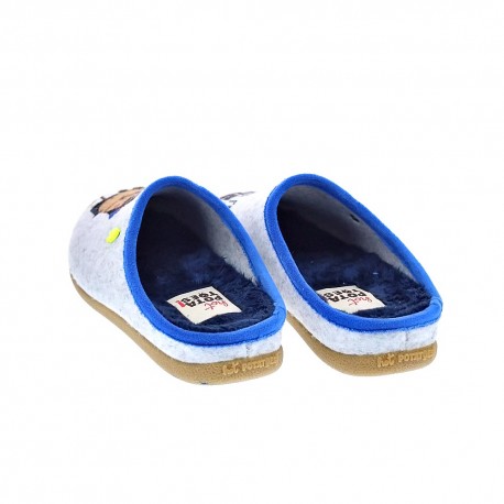 Pantuflas Potatoes zapatos Niño modelo Glanegg Gris 