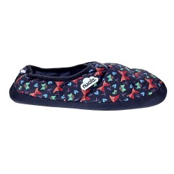 Pantuflas Nuvola zapatos Mujer modelo Classic Printed Farfalla Negro  2