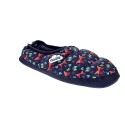 Pantuflas Nuvola zapatos Mujer modelo Classic Printed Farfalla Negro 