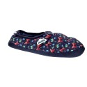 Pantuflas Nuvola zapatos Mujer modelo Classic Printed Farfalla Negro 