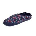 Pantuflas Nuvola zapatos Mujer modelo Classic Printed Farfalla Negro 
