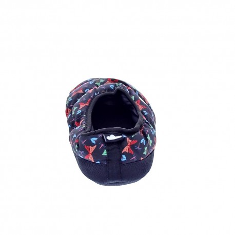 Pantuflas Nuvola zapatos Mujer modelo Classic Printed Farfalla Negro 