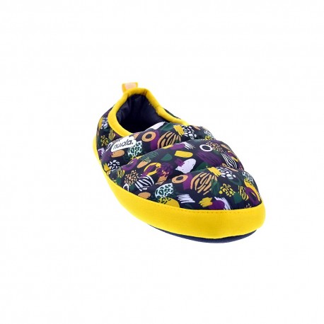 Pantuflas Nuvola zapatos Mujer modelo Classic Printed Guix Yellow Amarillo 