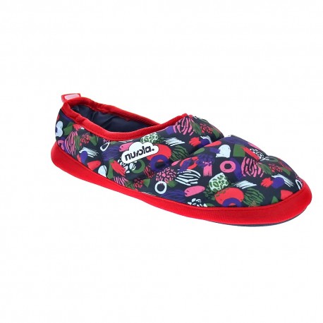 Pantuflas Nuvola zapatos Mujer modelo Classic Printed Guix Coral Rosa 