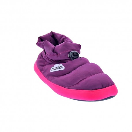 Pantuflas Nuvola zapatos Mujer modelo Boot Home Purple Rosa 