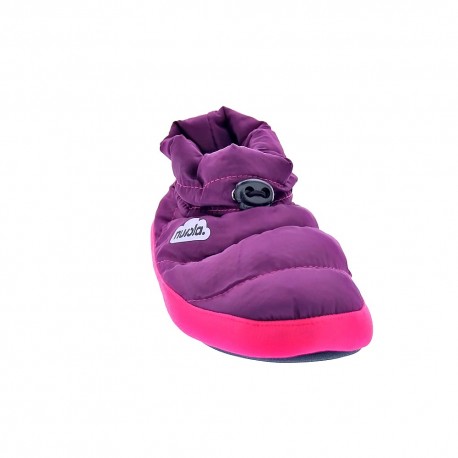Pantuflas Nuvola zapatos Mujer modelo Boot Home Purple Rosa 